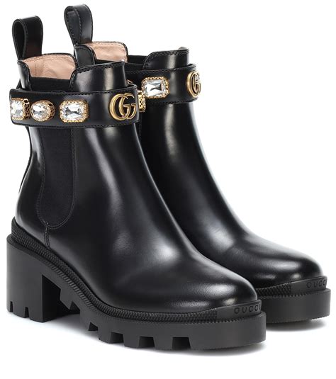 black gucci boots|gucci boots women black.